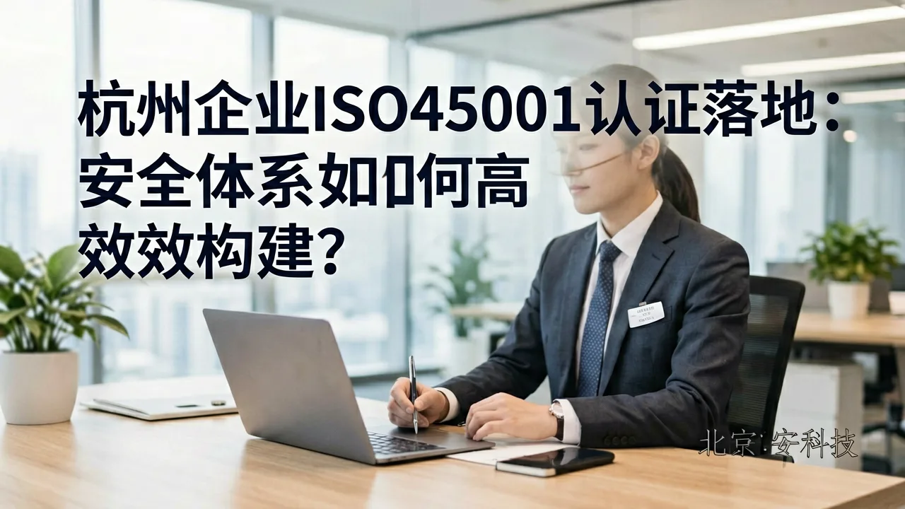 杭州企业ISO45001认证落地：安全体系如何高效构建