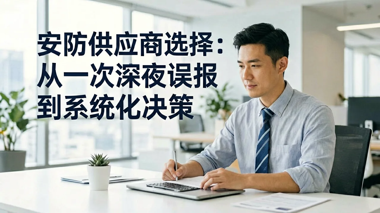 安防供应商选择：从一次深夜误报到系统化决策